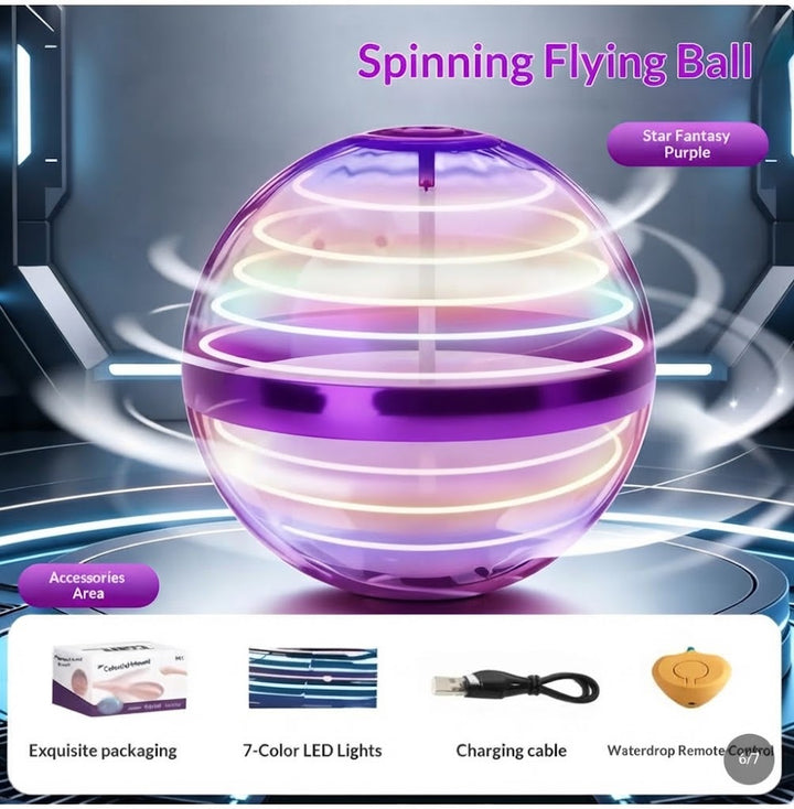 Havenholt Flying Spinner Ball with LED and 360° Hand Control