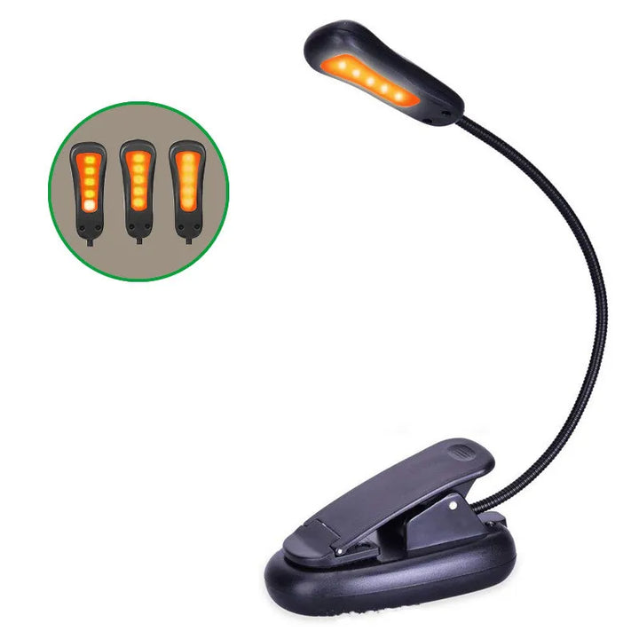 LED Reading Lamp Book Clamp for Eye Protection