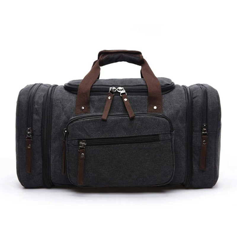 Havenholt Expandable Canvas Holdall with Laptop Pocket
