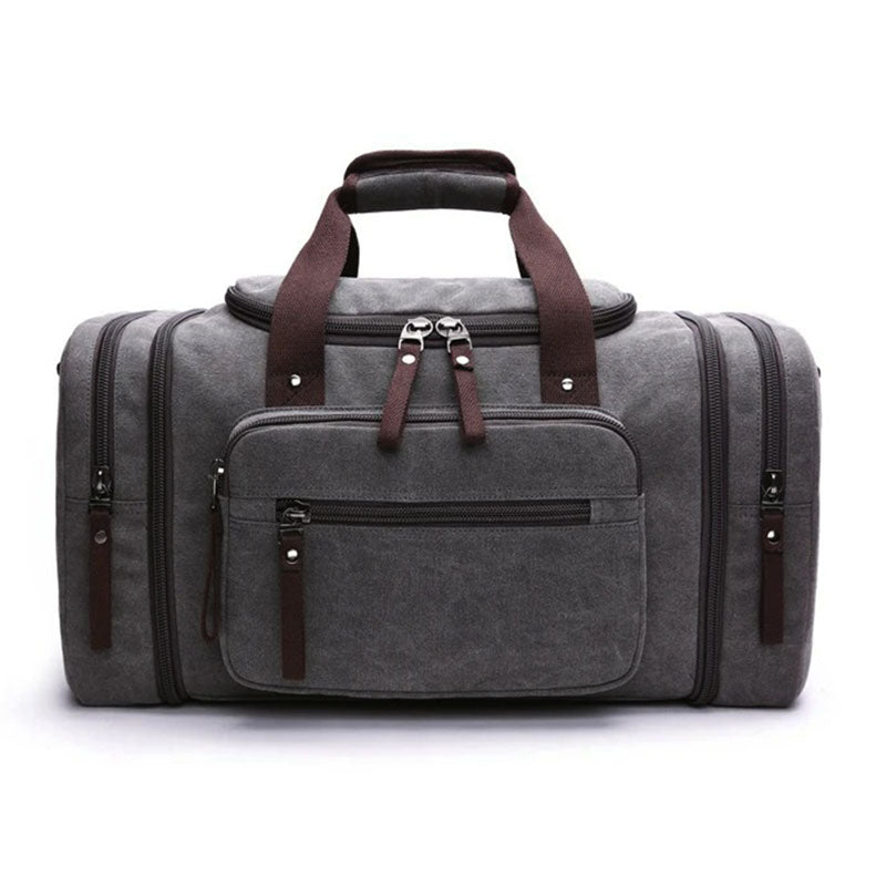 Havenholt Expandable Canvas Holdall with Laptop Pocket