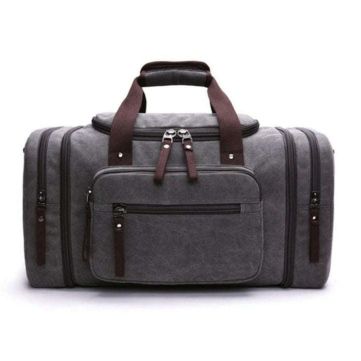 Havenholt Expandable Canvas Holdall with Laptop Pocket
