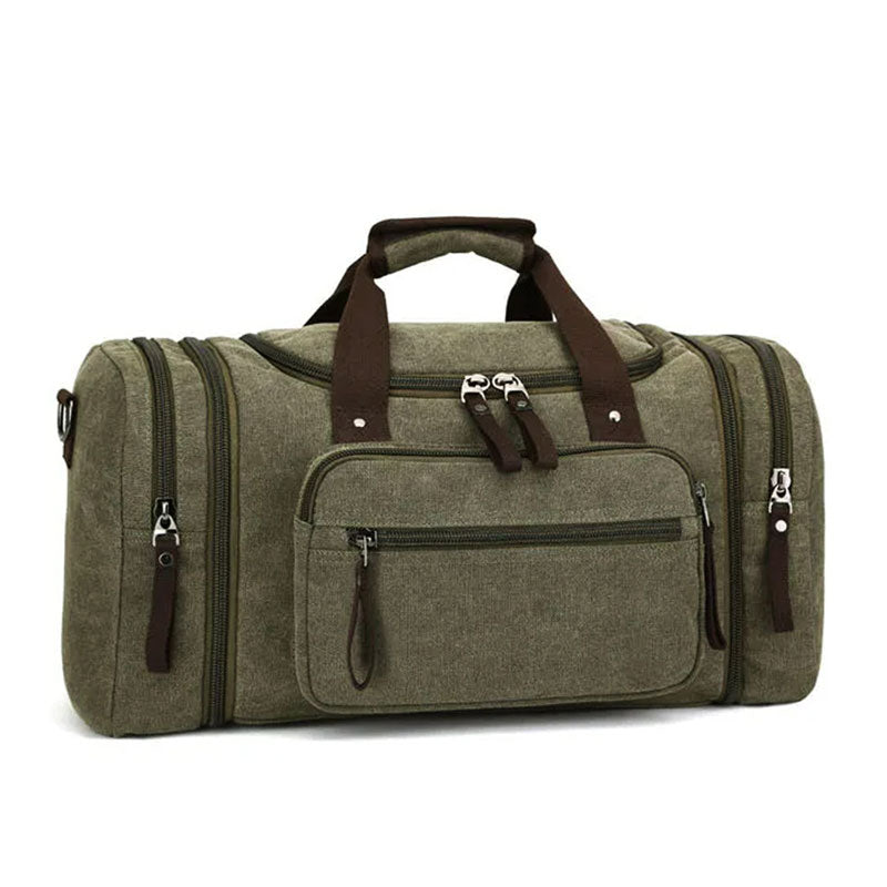 Havenholt Expandable Canvas Holdall with Laptop Pocket