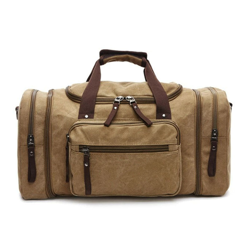 Havenholt Expandable Canvas Holdall with Laptop Pocket