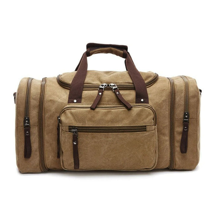 Havenholt Expandable Canvas Holdall with Laptop Pocket