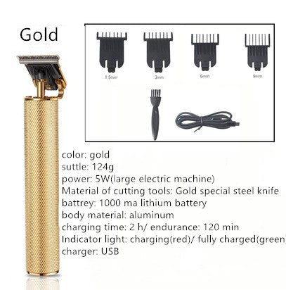 Cordless Hair Clipper Set for Trimming and Cutting