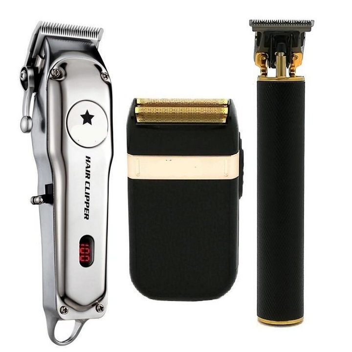 Cordless Hair Clipper Set for Trimming and Cutting