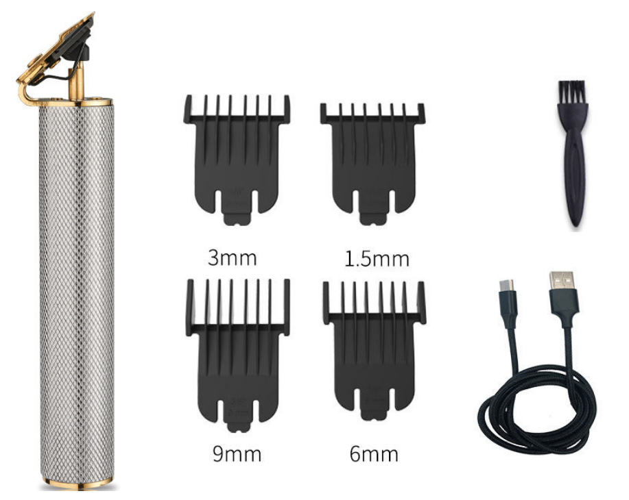 Cordless Hair Clipper Set for Trimming and Cutting