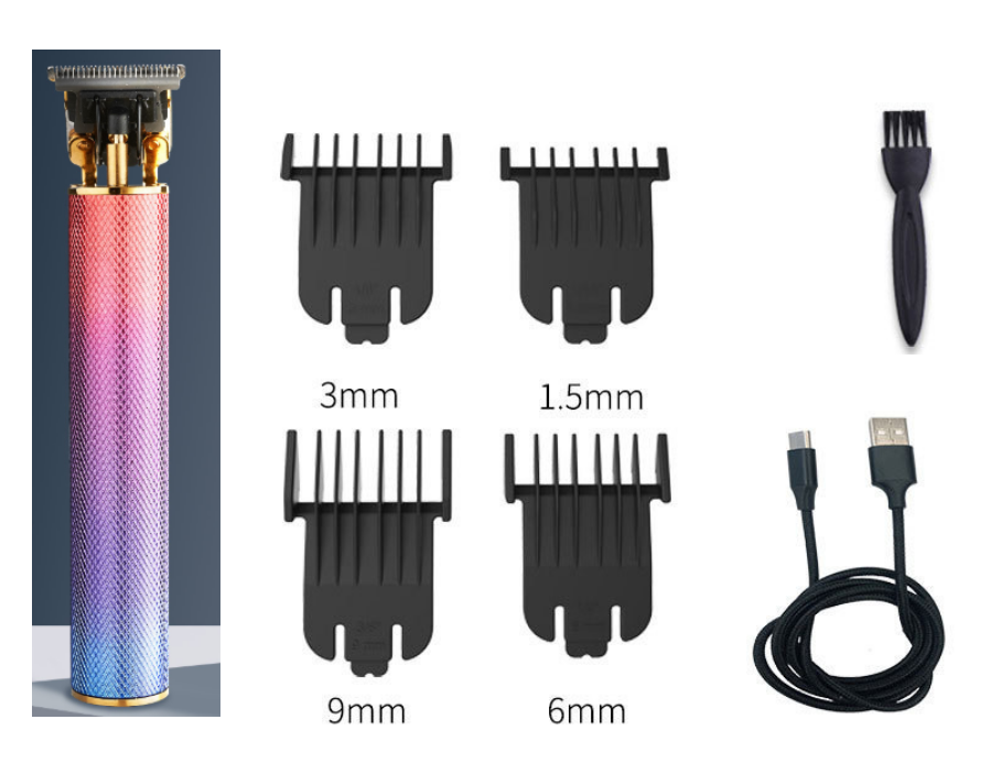 Cordless Hair Clipper Set for Trimming and Cutting
