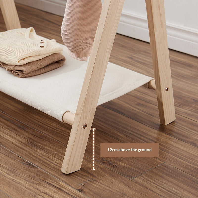 Havenholt Montessori Wooden Clothes Rail for Toddlers