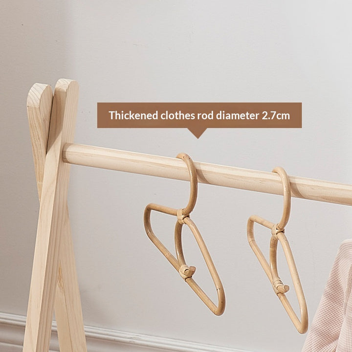 Havenholt Montessori Wooden Clothes Rail for Toddlers