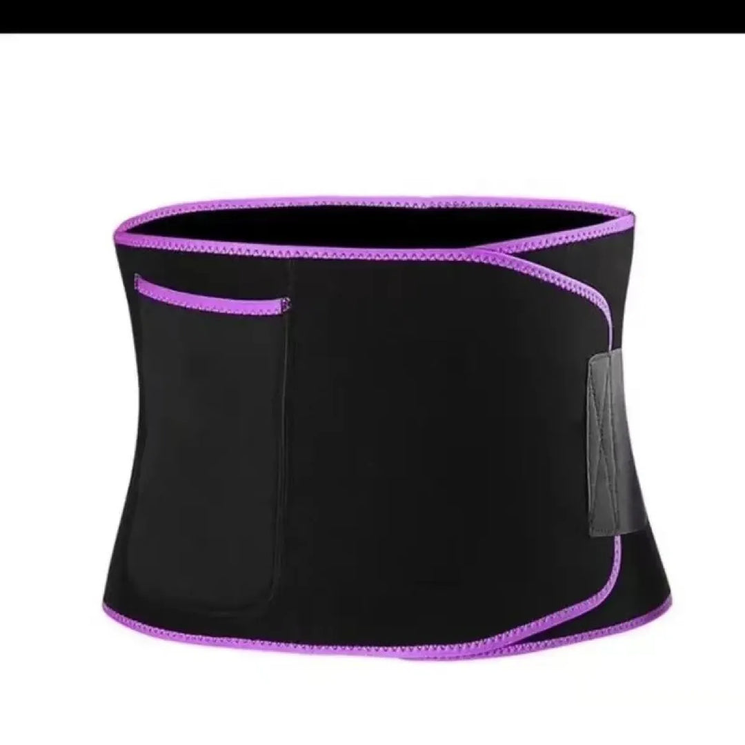 Neoprene Waist Belt with Heat Retention and Adjustable Closure for Workouts