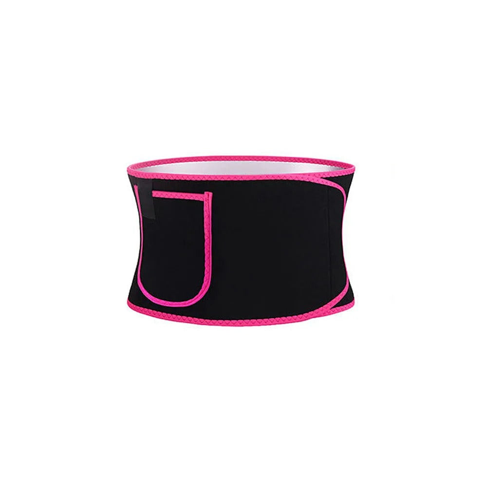 Neoprene Waist Belt with Heat Retention and Adjustable Closure for Workouts