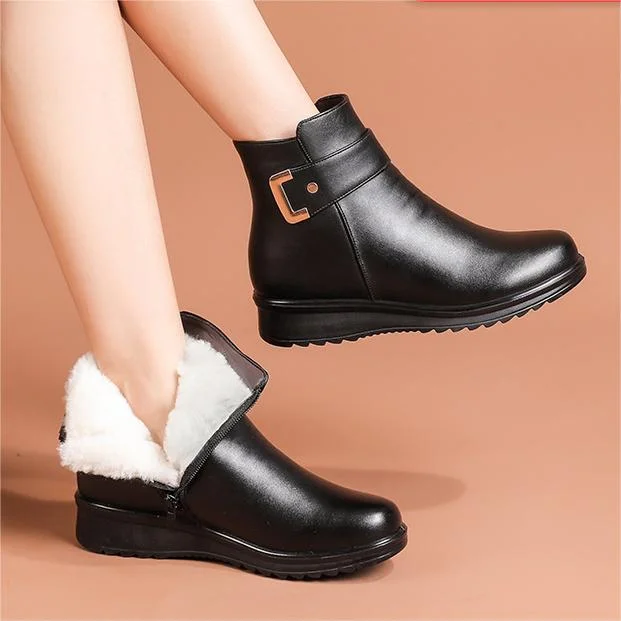 Havenholt Faux Fur Lined Winter Boots with Non-Slip Sole