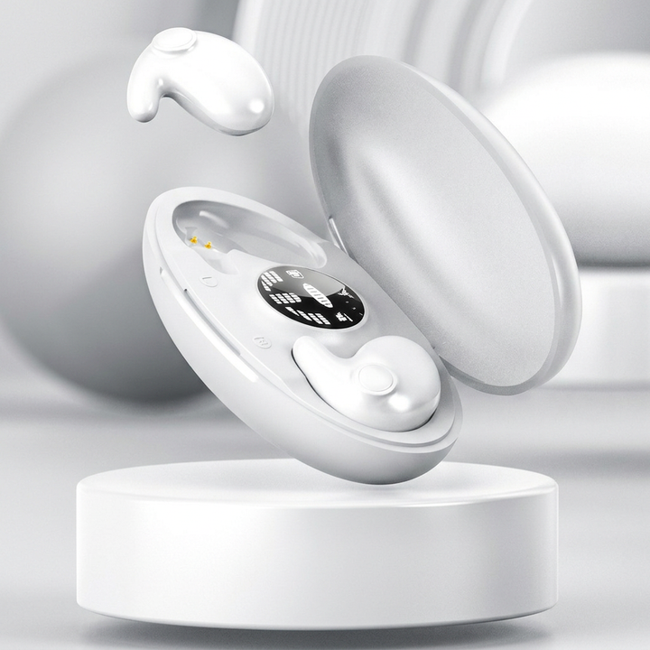 Wireless Sleep Earbuds with Dual Noise Reduction and 24-Hour Playback
