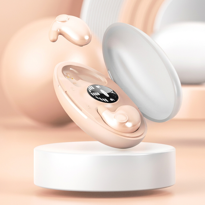 Wireless Sleep Earbuds with Dual Noise Reduction and 24-Hour Playback