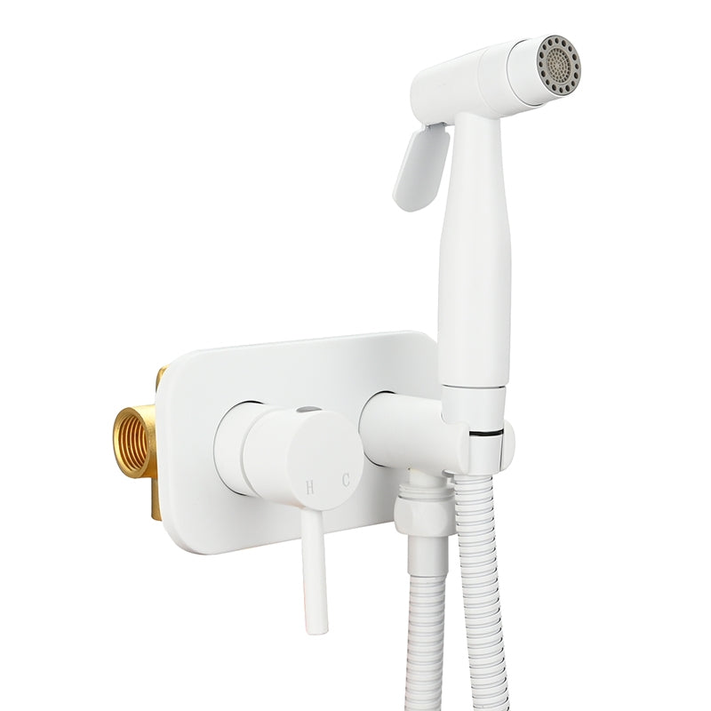 Brass Bidet Sprayer with Hot and Cold Water Control and Dual Spray Modes