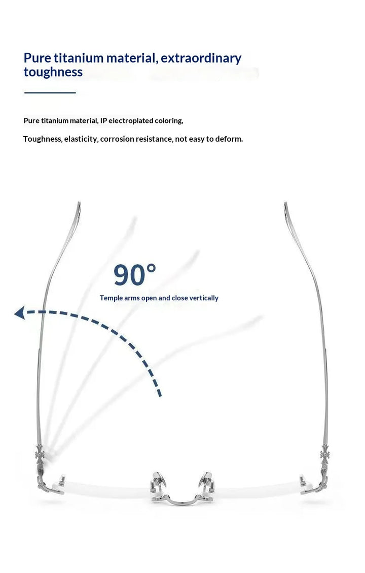 Havenholt Blue Light Progressive Readers, Anti-Glare