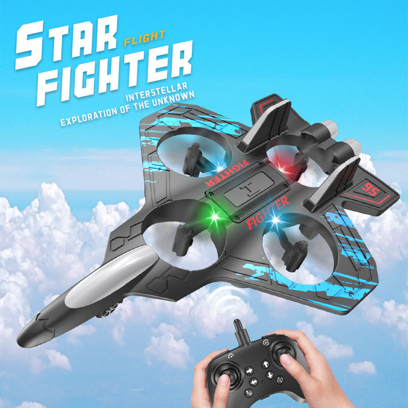 Havenholt RC Stunt Jet Plane with LED Lights and 360° Flips