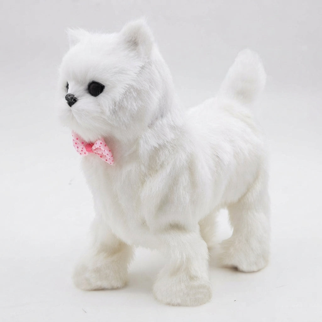 Realistic Interactive Tabby Robot Kitten, Walking and Meowing Robot Cat