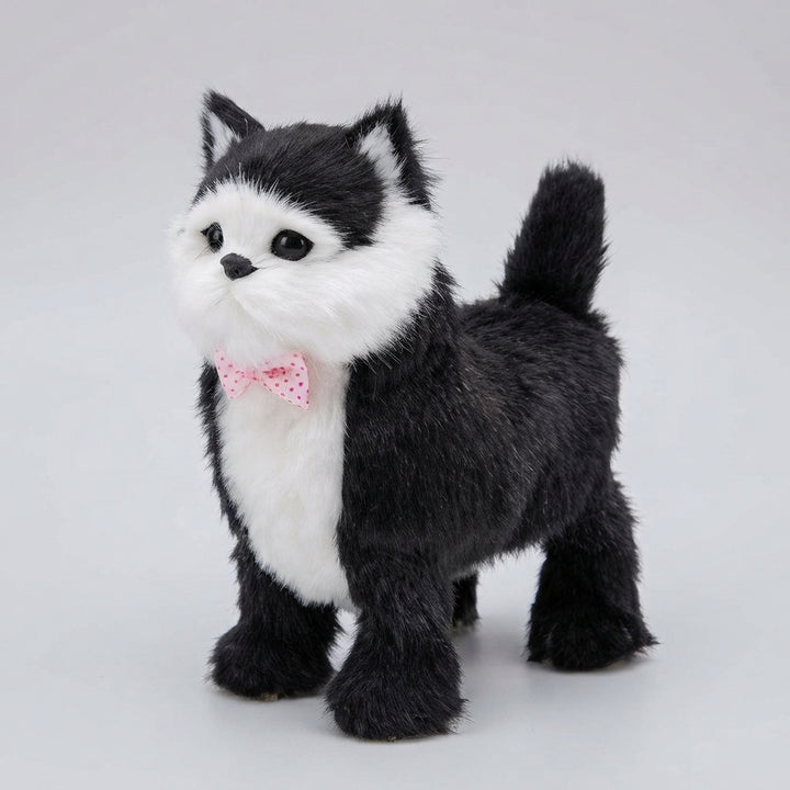 Realistic Interactive Tabby Robot Kitten, Walking and Meowing Robot Cat