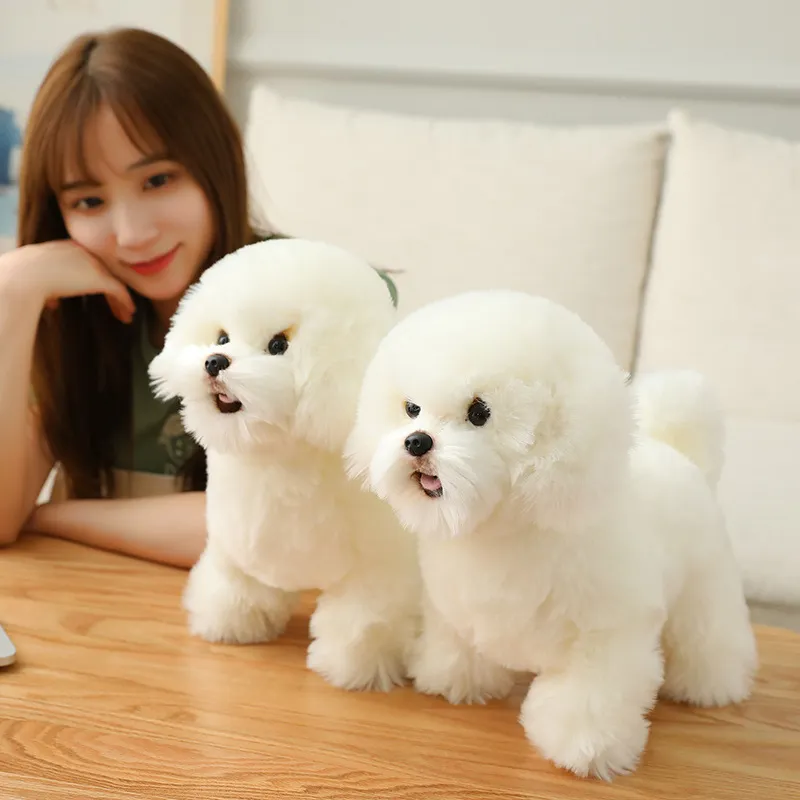 Realistic Teddy Dog Lucky Plush Puppy