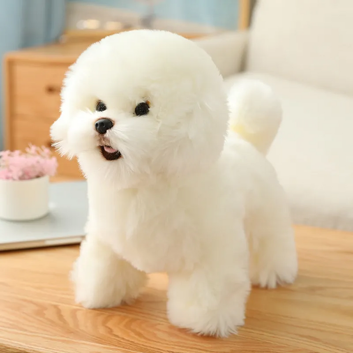 Realistic Teddy Dog Lucky Plush Puppy