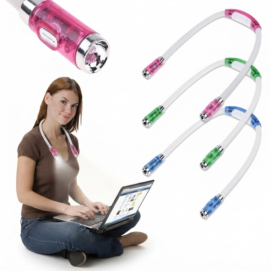 Rechargeable Neck Book Light with Eye-Protection