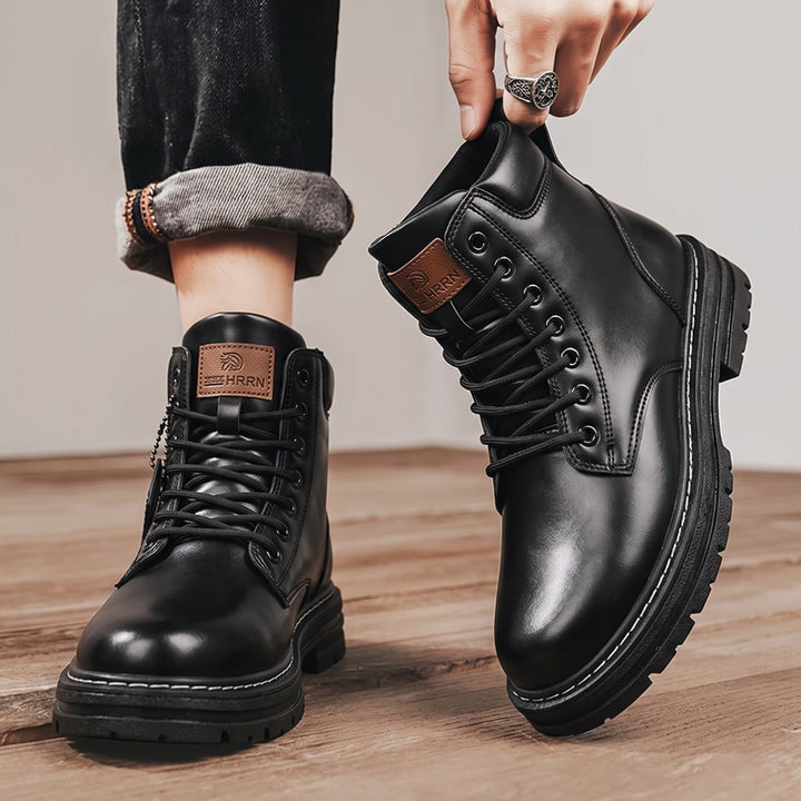Reinforced All Terrain Footwear for Men with Thick Soles and Enhanced Protection