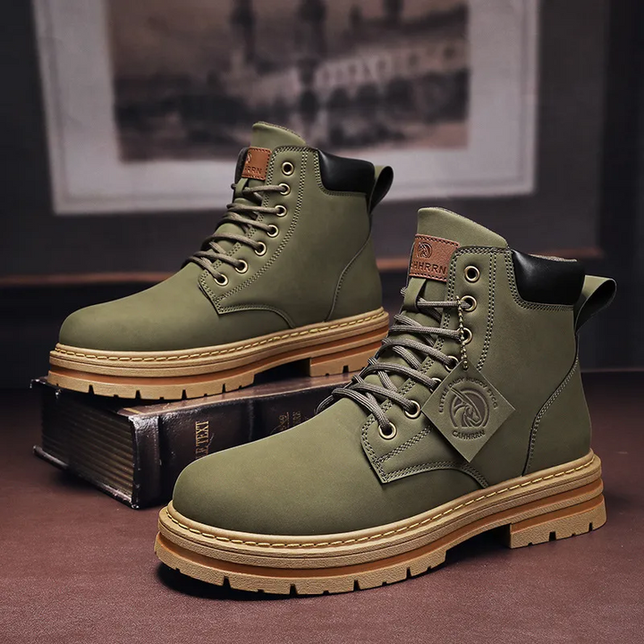 Reinforced All Terrain Footwear for Men with Thick Soles and Enhanced Protection