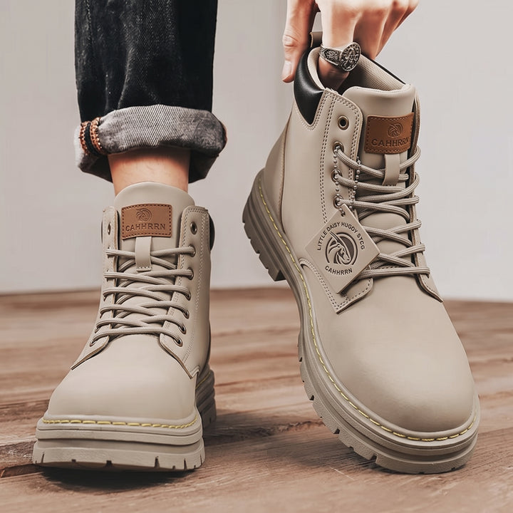 Reinforced All Terrain Footwear for Men with Thick Soles and Enhanced Protection