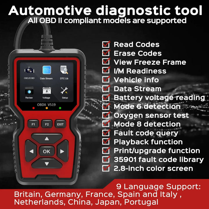 Havenholt Diagnostic Code Reader with Live Data