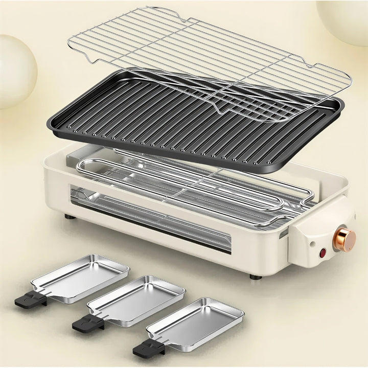 Havenholt Smokeless Indoor Electric Grill with Smoke Extraction