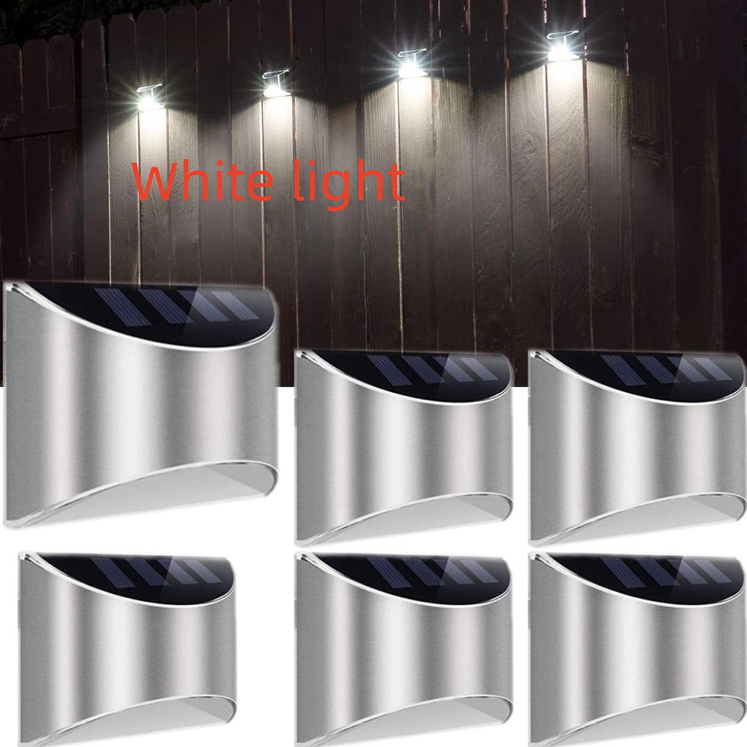 Outdoor Solar LED Wall Lights for Stairs, Fences and Pathways