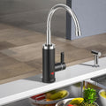 Stainless Steel Kitchen Hot Water Tap with 3000W Power and Fast Electric Heating
