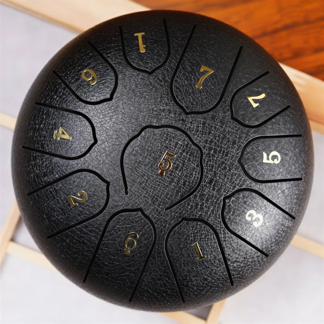 Steel Tongue Drum, 6 Inch with 11 Notes