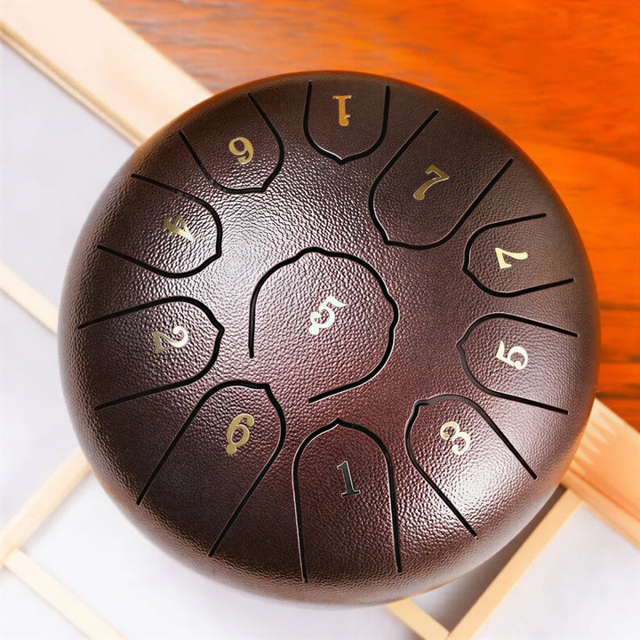 Steel Tongue Drum, 6 Inch with 11 Notes