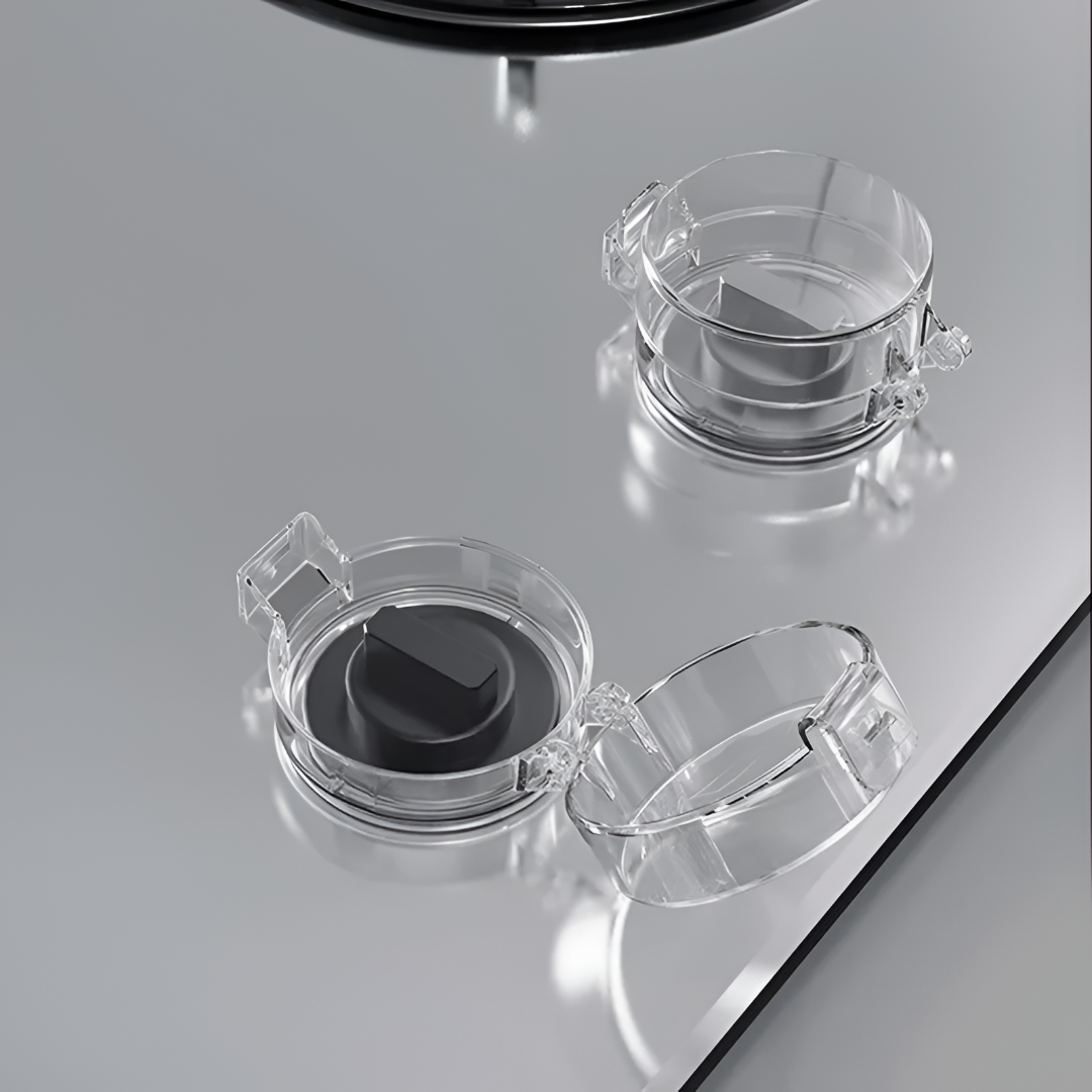 Stove Knob Guard Set, Heat Resistant Covers for Gas Ranges