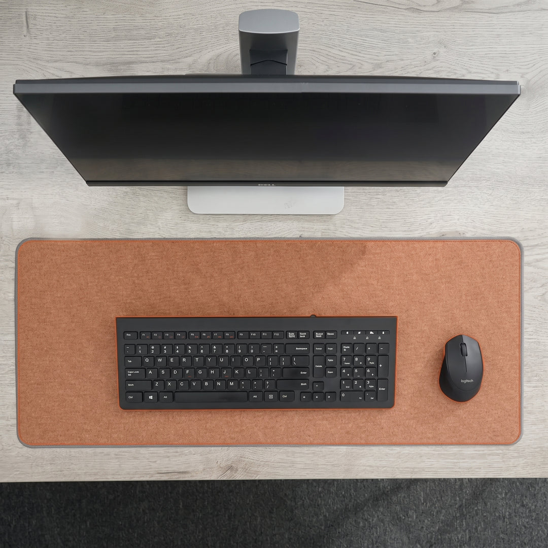 Thermal Desktop Warming Surface with Integrated Heating and Extended Coverage