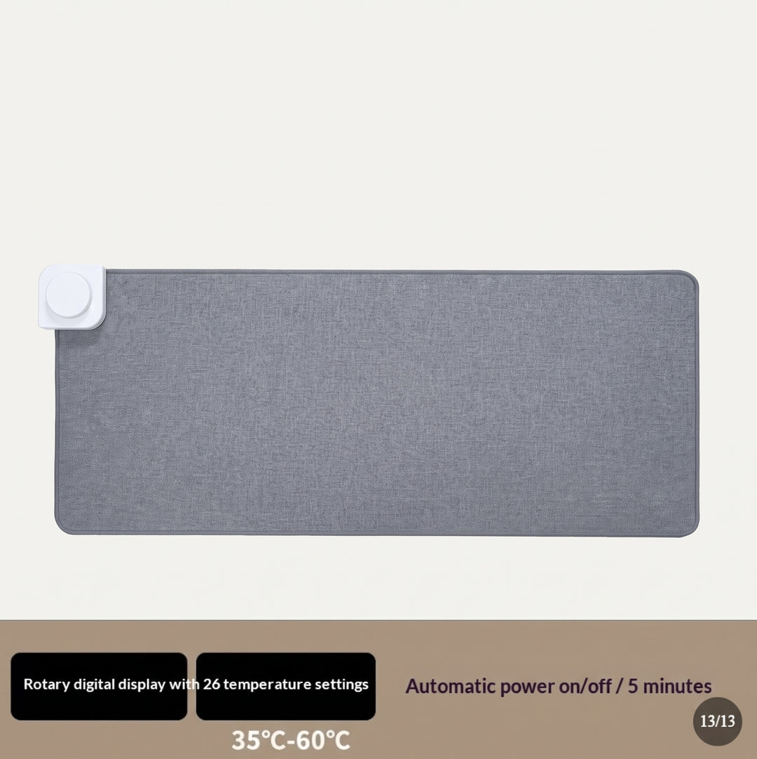 Thermal Desktop Warming Surface with Integrated Heating and Extended Coverage