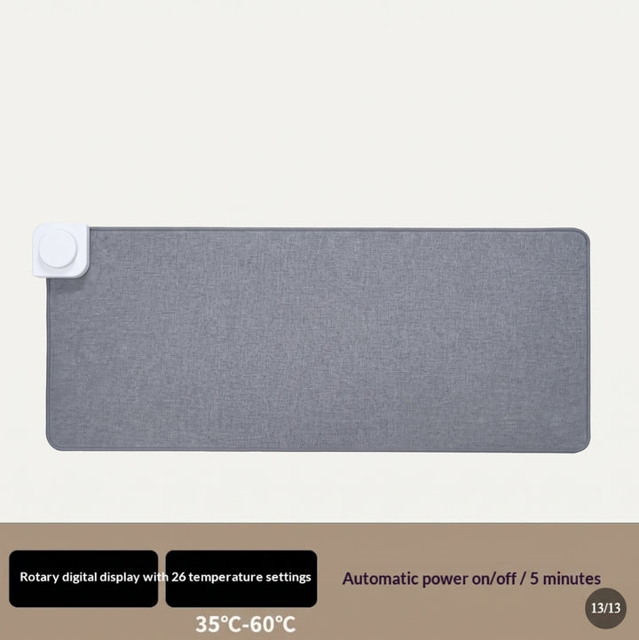Thermal Desktop Warming Surface with Integrated Heating and Extended Coverage