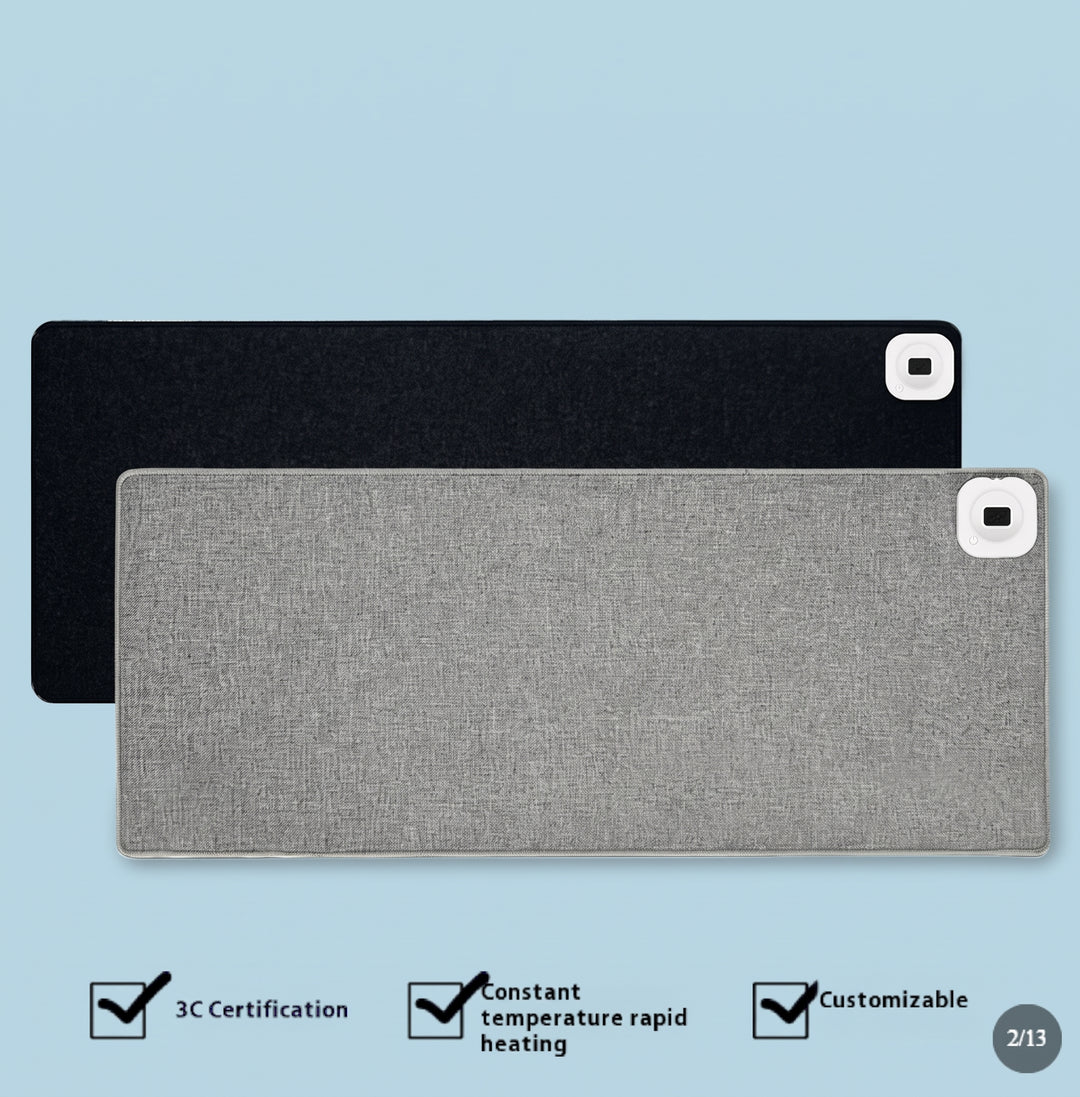 Thermal Desktop Warming Surface with Integrated Heating and Extended Coverage
