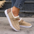 Havenholt Velvet Lined Slip-On Winter Shoes with Grip Sole