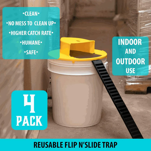 Havenholt 4 Pack Bucket Lid Mouse Trap