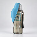 Travel Dog Water Bottle with Foldable Bowl, 27oz