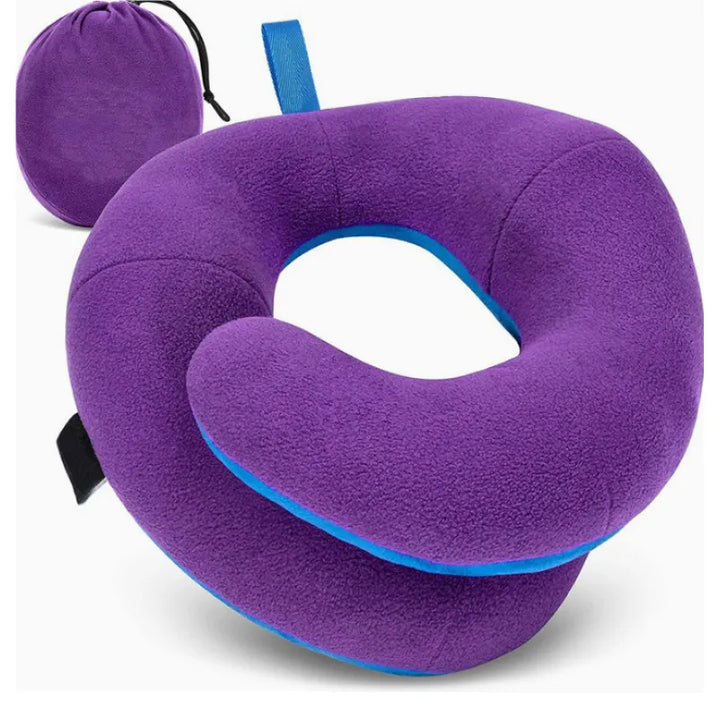 Travel Neck Pillow for Airplane Long Flights and Car Rides