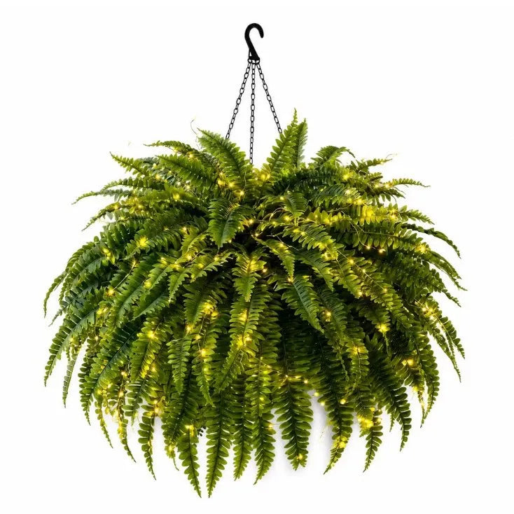 UV Resistant Lifelike Artificial Boston Fern