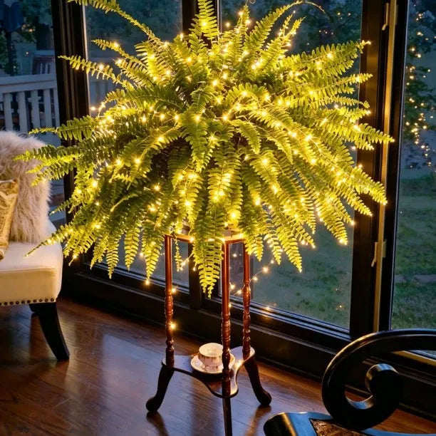 UV Resistant Lifelike Artificial Boston Fern