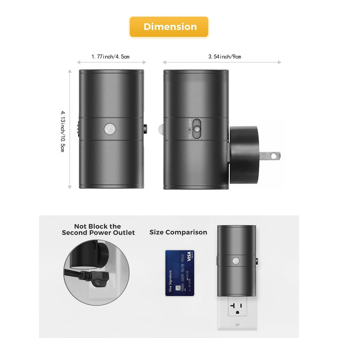 Wall Outlets with LED Night Lights