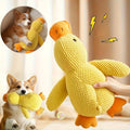 Havenholt Squeaky Fleece Duck Toy for Anxious Dogs