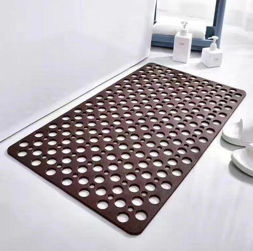 Non Slip Shower Mat with Textured Surface and Antibacterial Finish